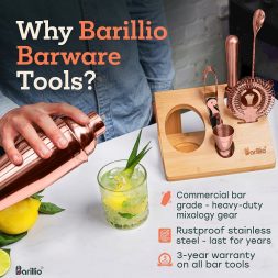 Copper Bar Accessories, Tools and Cocktail Making Equipment - All in One  Merchandise